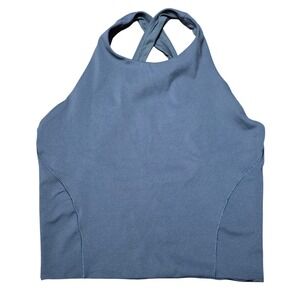 YPB Women L Black StudioSoft Crossback Activewear Tank Top Yoga Jogging Gym